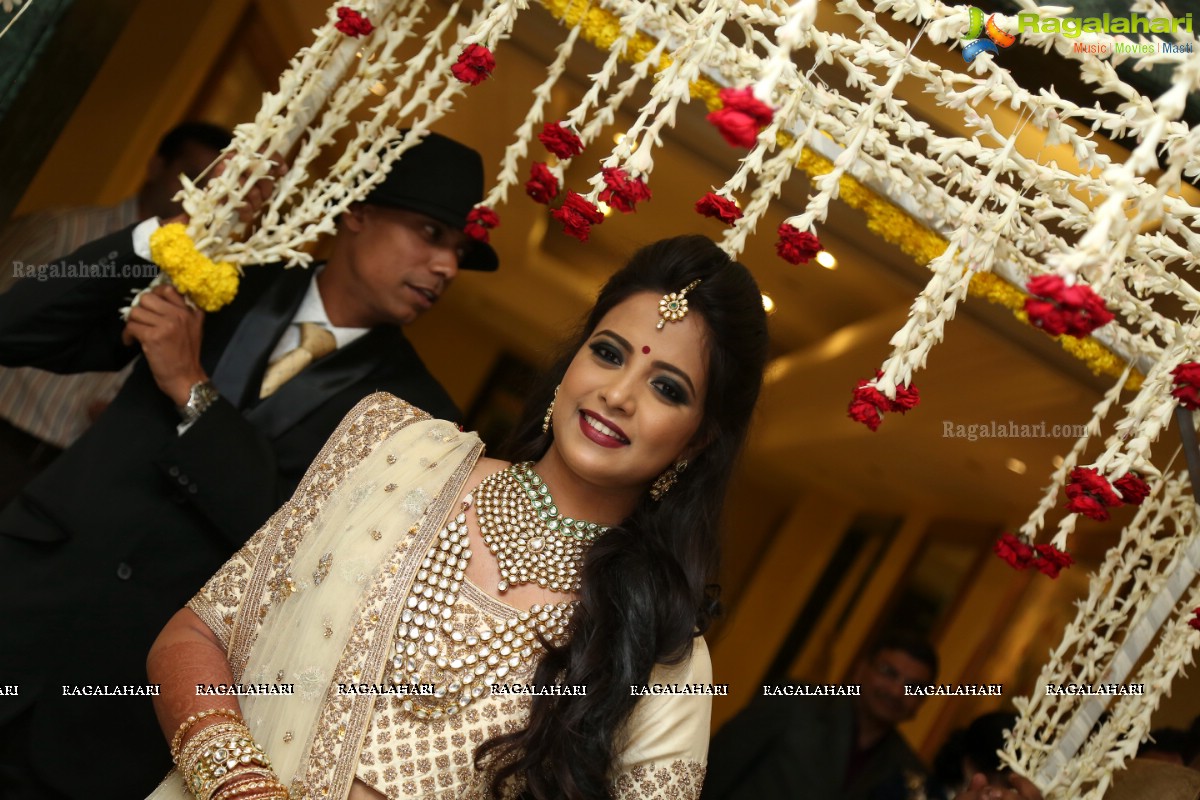 Ankush and Cindy Grand Wedding Reception Cermony at ITC Kakatiya