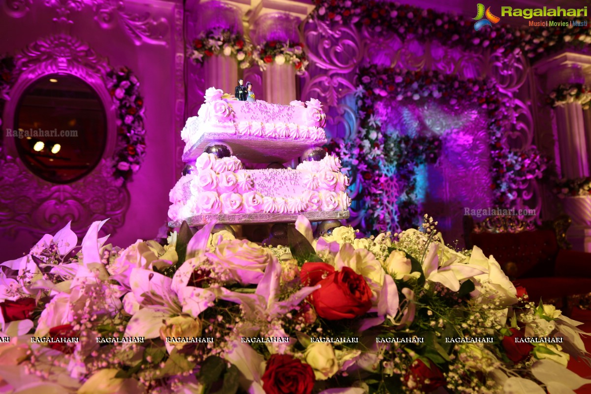 Ankush and Cindy Grand Wedding Reception Cermony at ITC Kakatiya