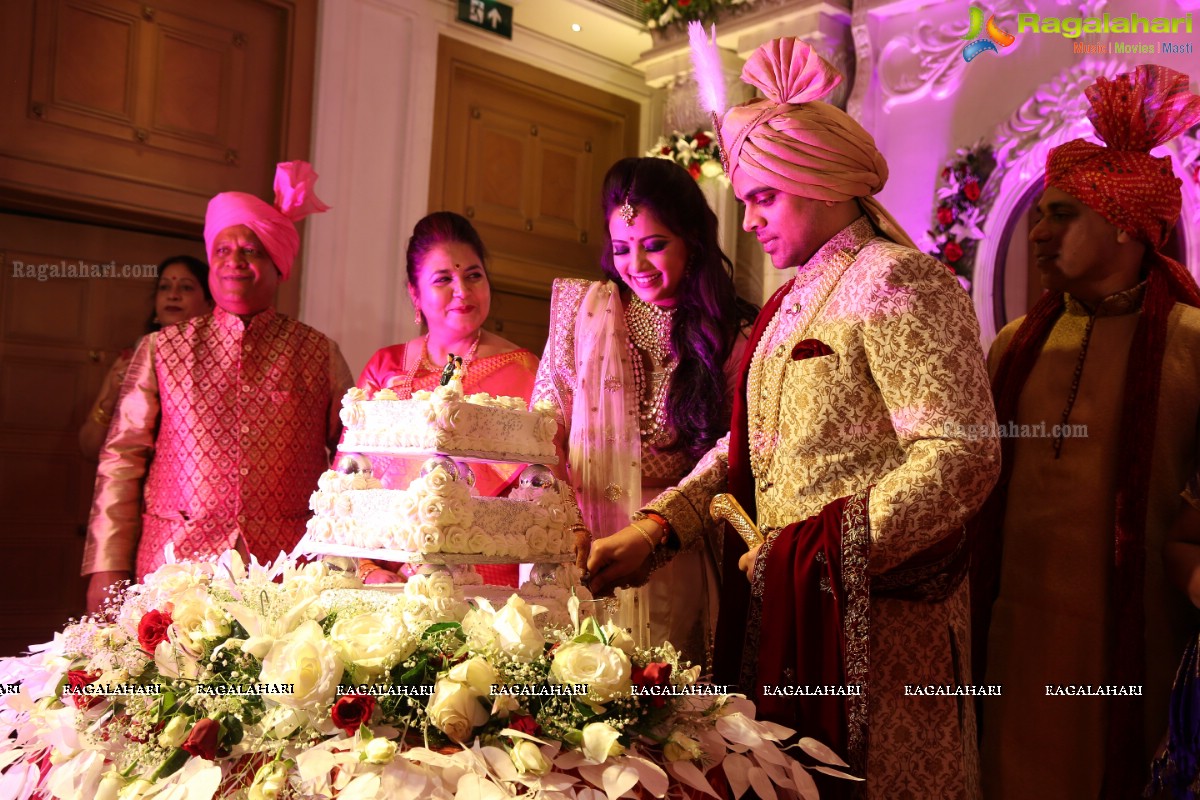 Ankush and Cindy Grand Wedding Reception Cermony at ITC Kakatiya