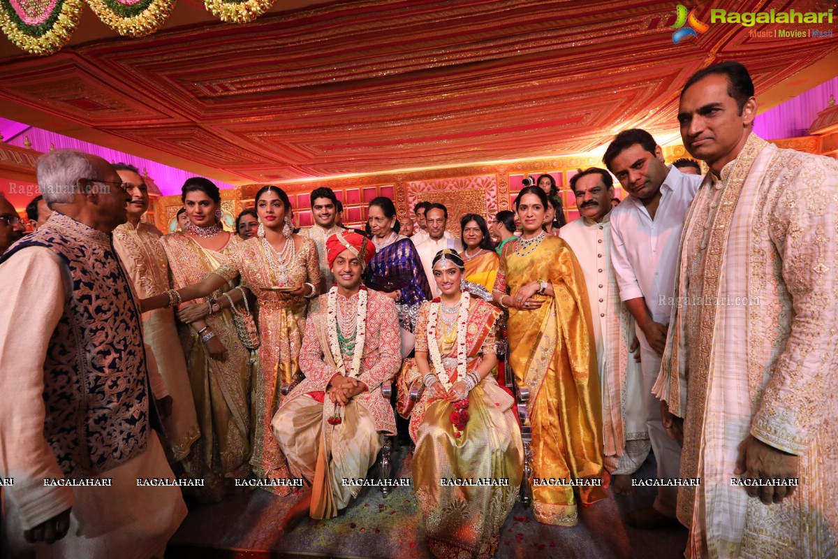 Grand Wedding of Keshav Reddy with Veena Reddy at GMR Grounds, Hyderabad