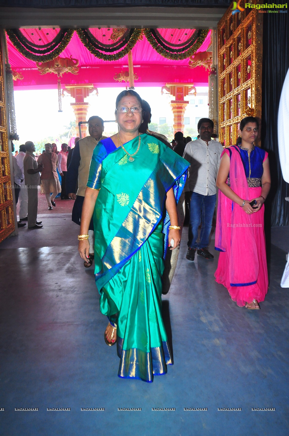 Grand Wedding of Keshav Reddy with Veena Reddy at GMR Grounds, Hyderabad