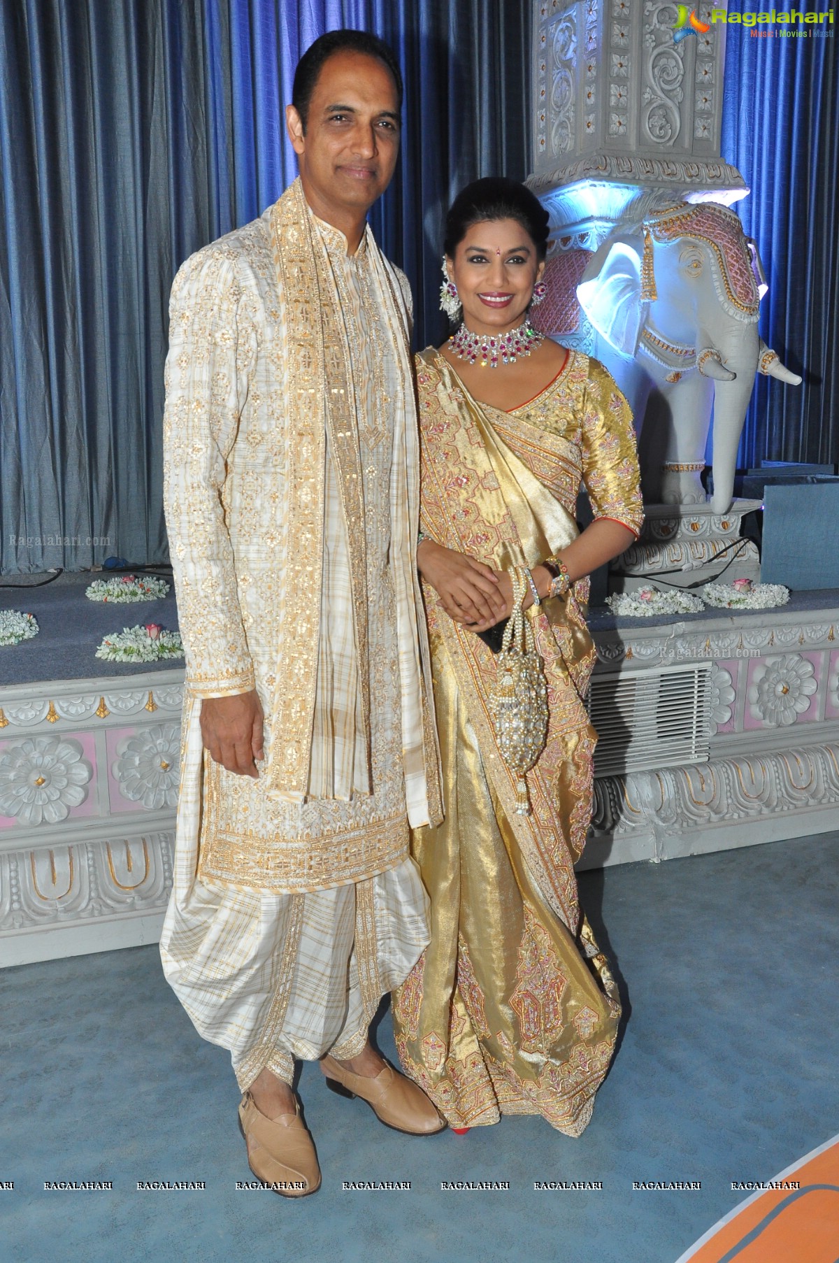 Grand Wedding of Keshav Reddy with Veena Reddy at GMR Grounds, Hyderabad