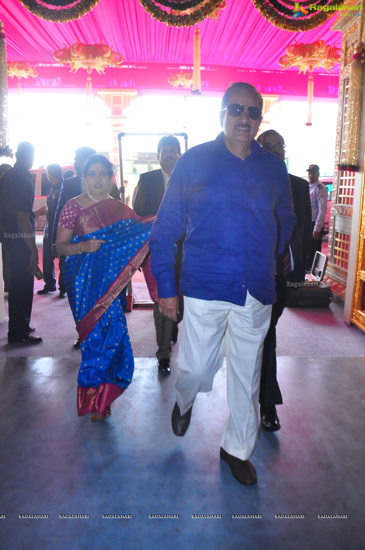 Grand Wedding of Keshav Reddy with Veena Reddy at GMR Grounds, Hyderabad