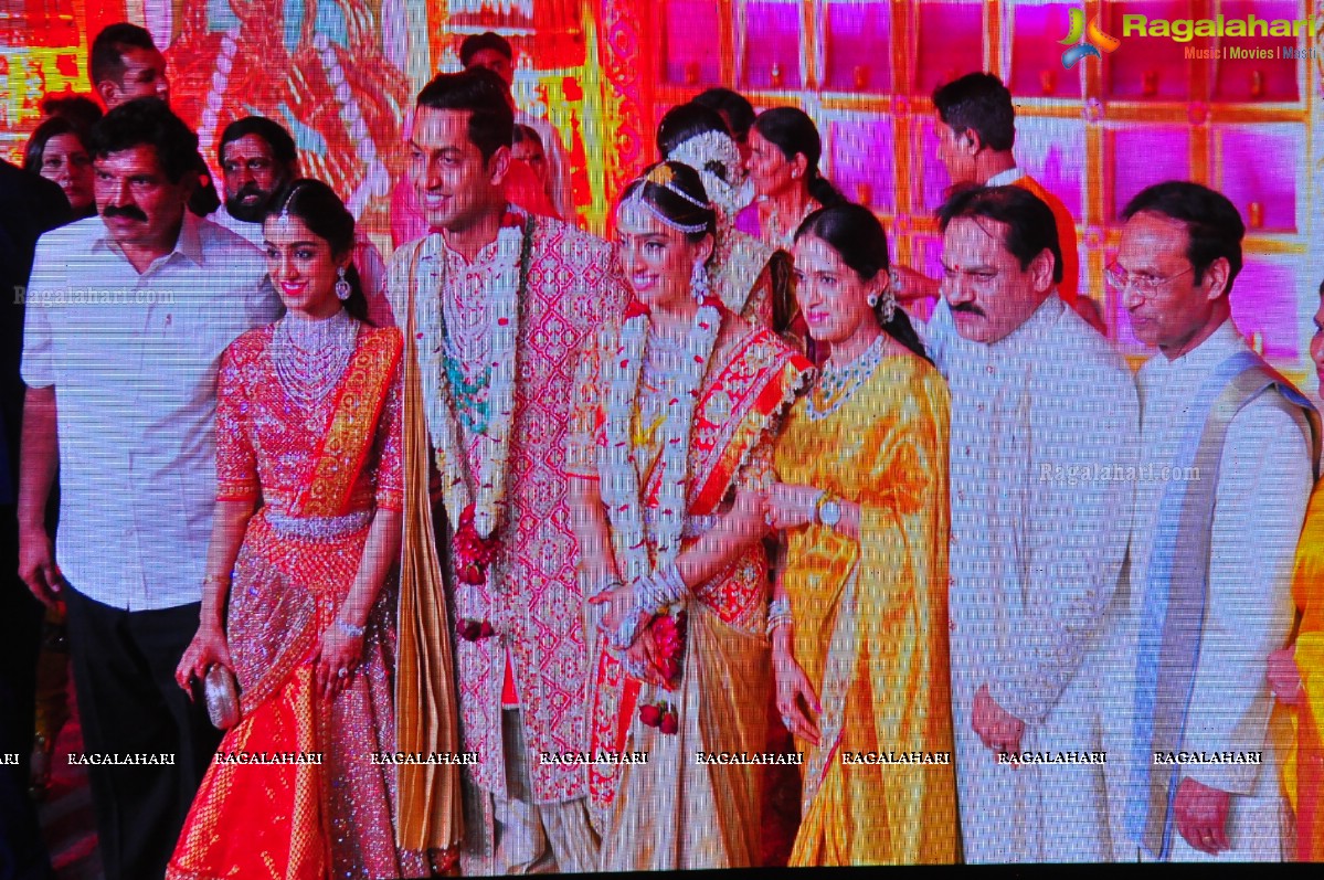 Grand Wedding of Keshav Reddy with Veena Reddy at GMR Grounds, Hyderabad