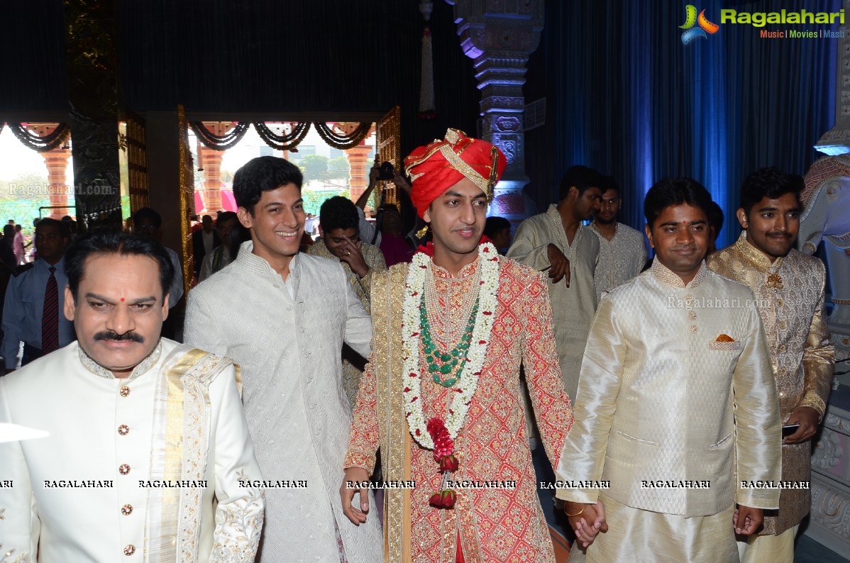 Grand Wedding of Keshav Reddy with Veena Reddy at GMR Grounds, Hyderabad