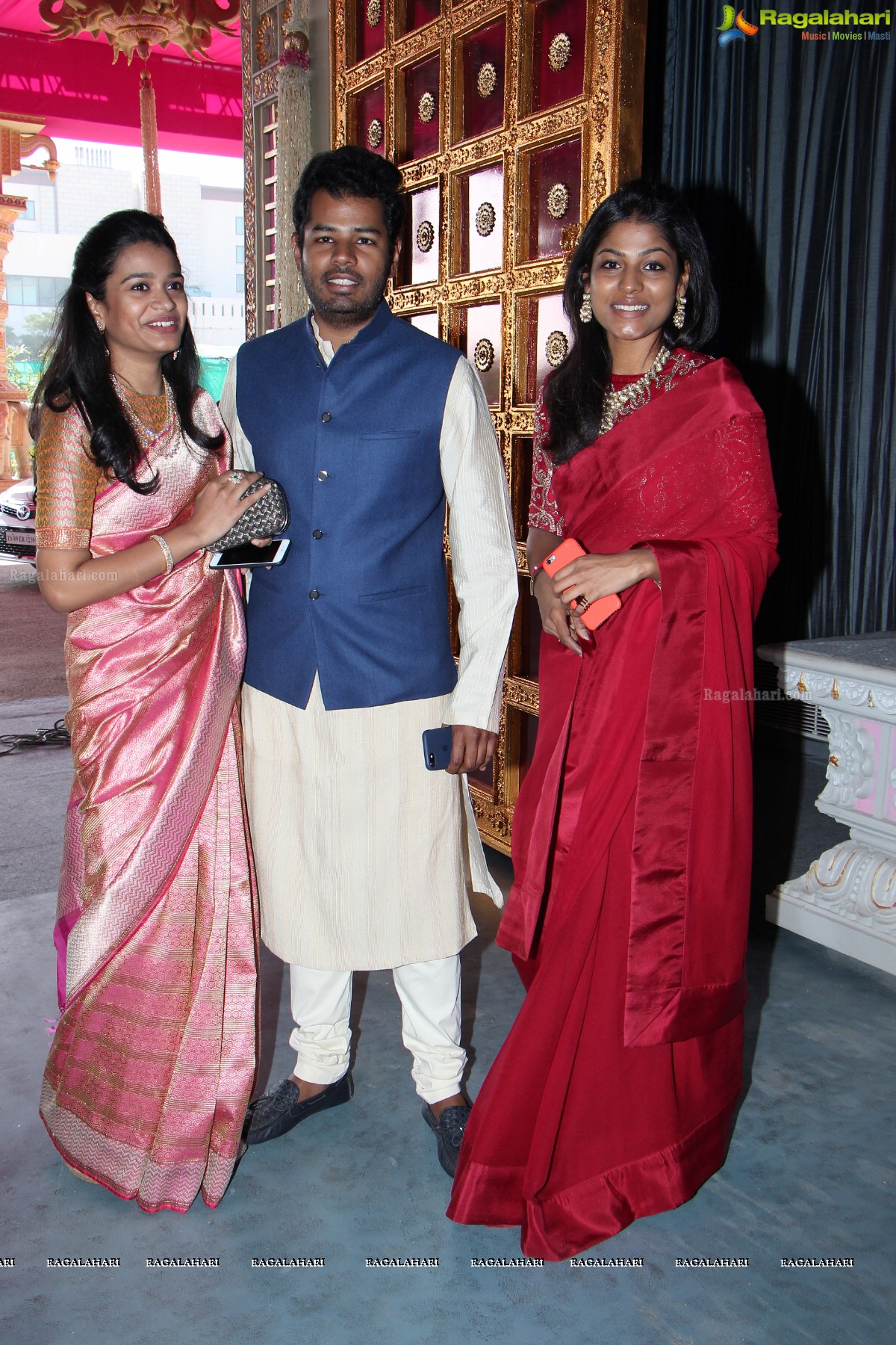 Grand Wedding of Keshav Reddy with Veena Reddy at GMR Grounds, Hyderabad