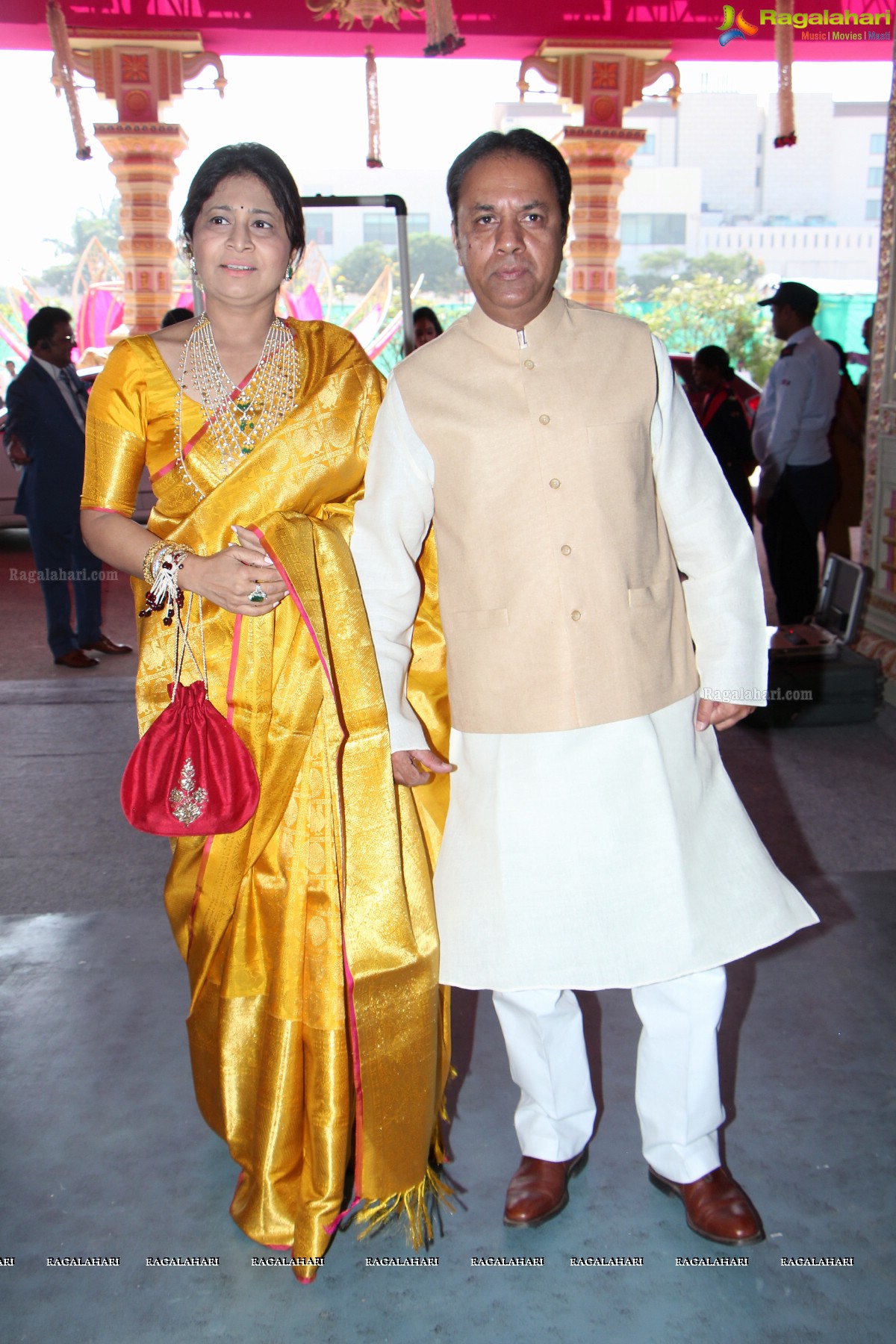 Grand Wedding of Keshav Reddy with Veena Reddy at GMR Grounds, Hyderabad