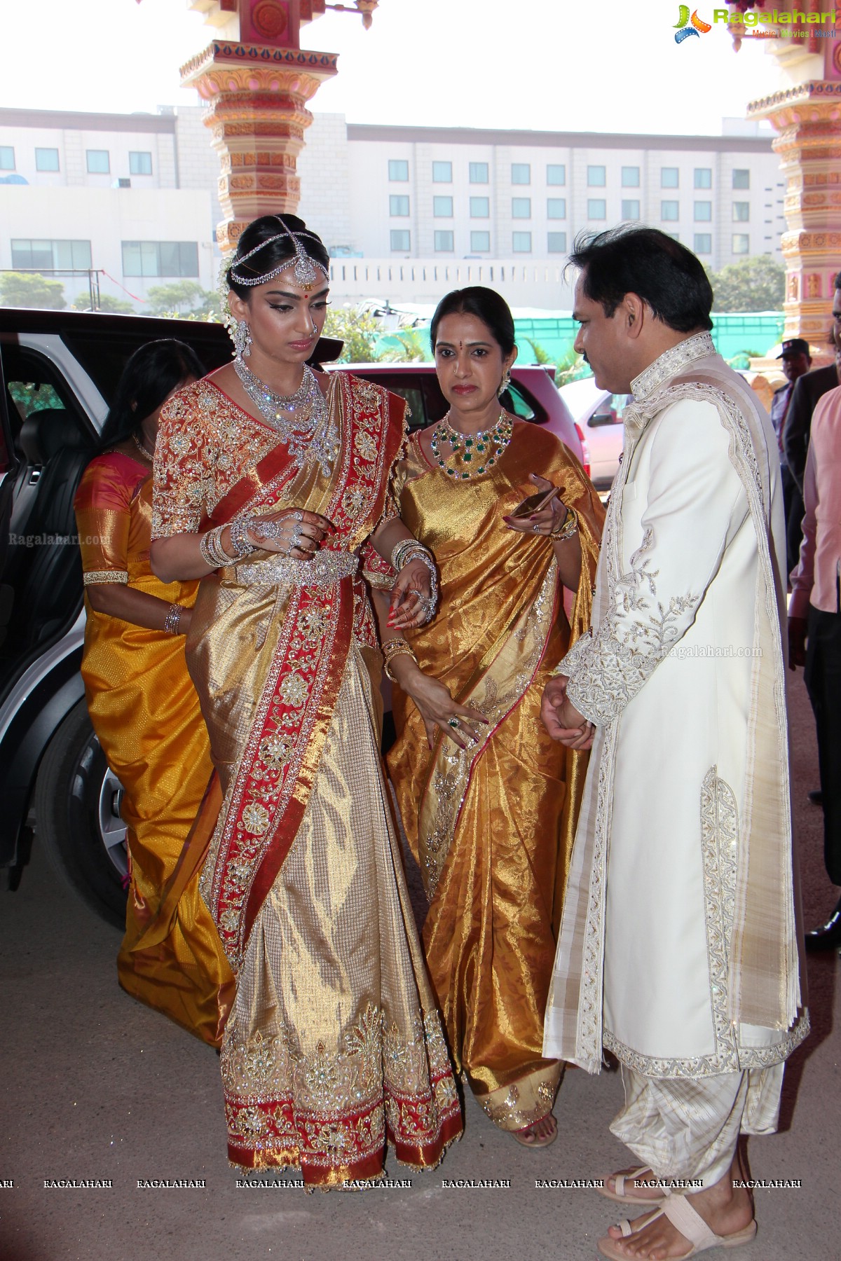 Grand Wedding of Keshav Reddy with Veena Reddy at GMR Grounds, Hyderabad