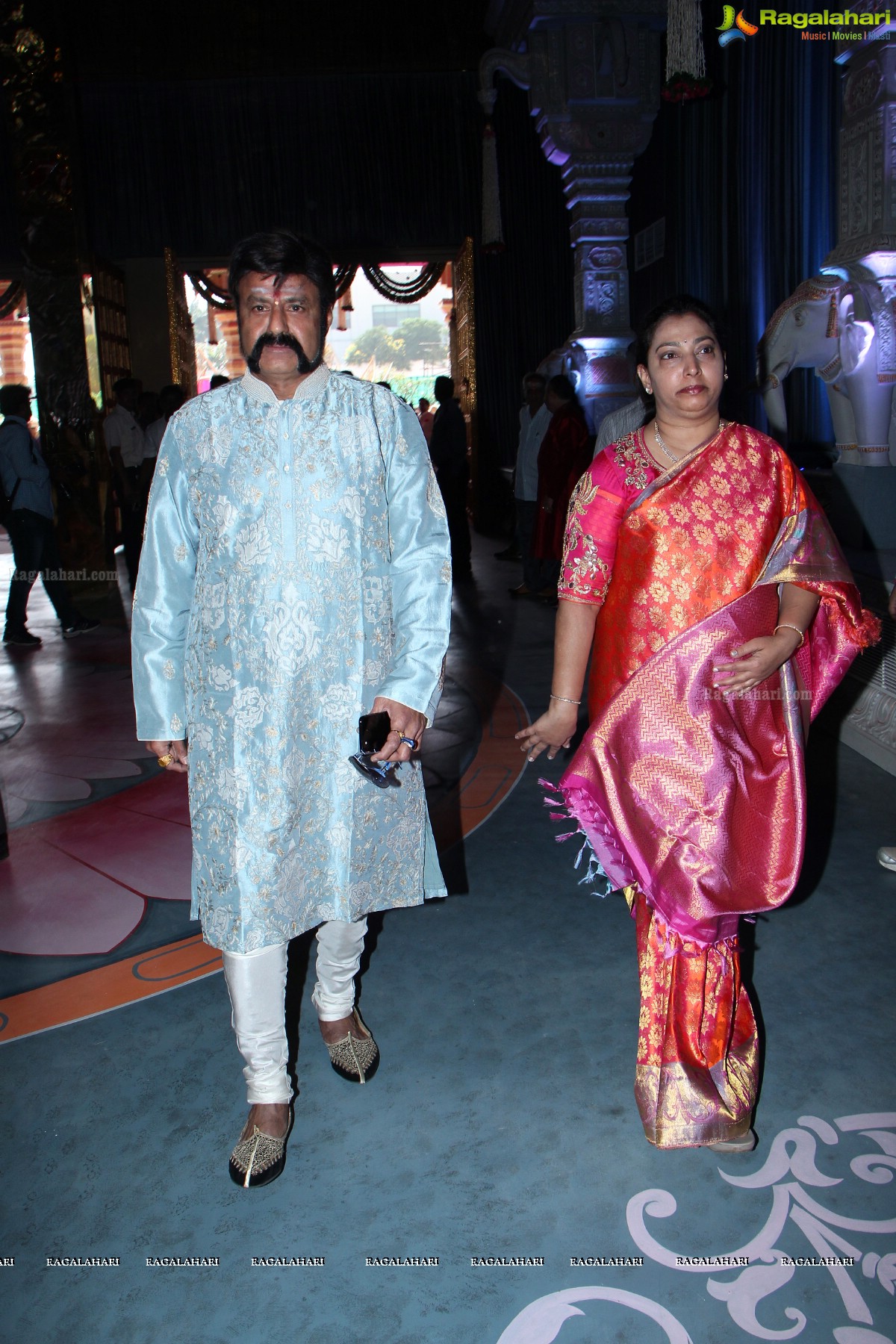 Grand Wedding of Keshav Reddy with Veena Reddy at GMR Grounds, Hyderabad