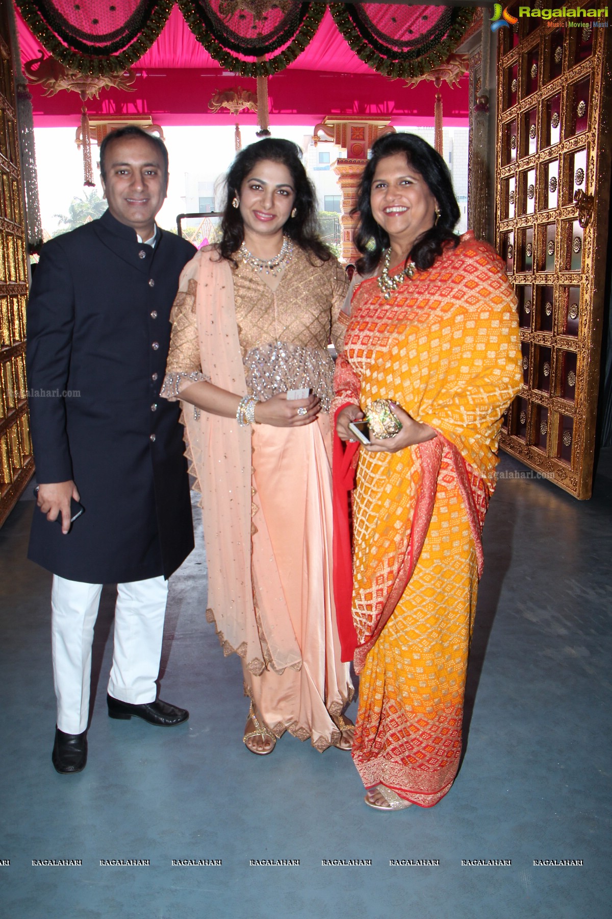 Grand Wedding of Keshav Reddy with Veena Reddy at GMR Grounds, Hyderabad