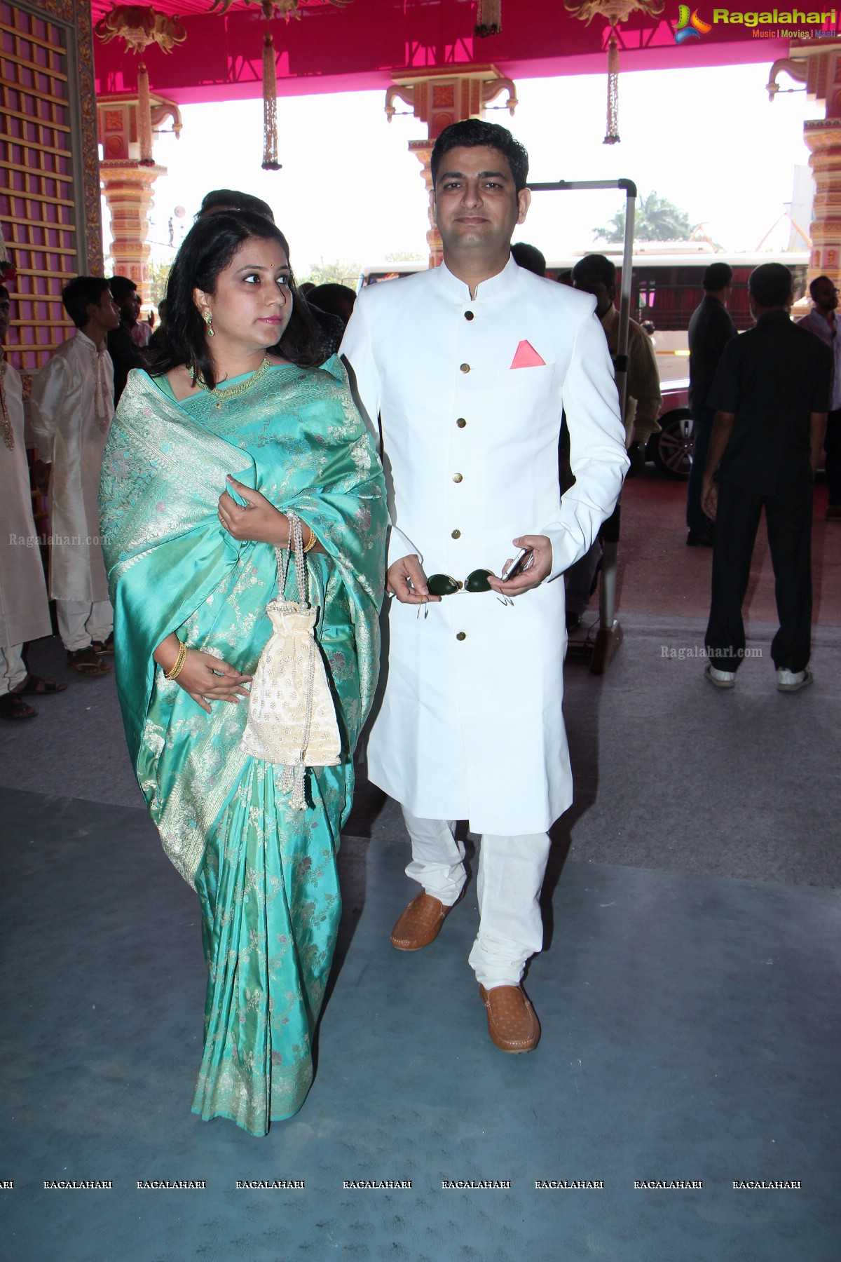 Grand Wedding of Keshav Reddy with Veena Reddy at GMR Grounds, Hyderabad