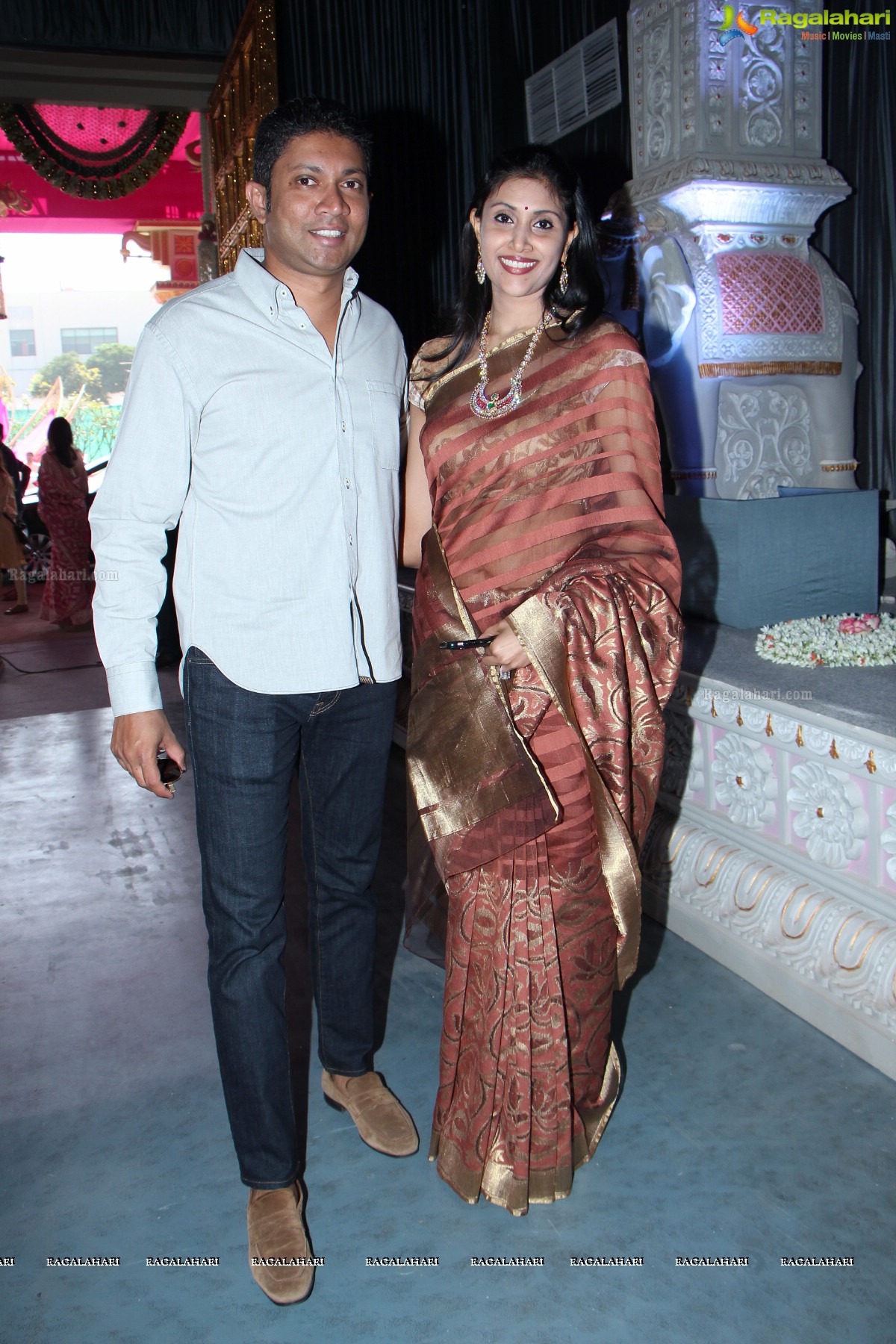 Grand Wedding of Keshav Reddy with Veena Reddy at GMR Grounds, Hyderabad