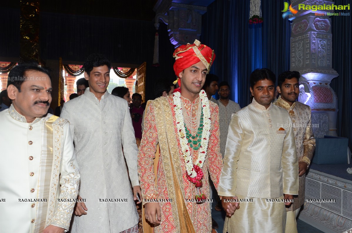 Grand Wedding of Keshav Reddy with Veena Reddy at GMR Grounds, Hyderabad