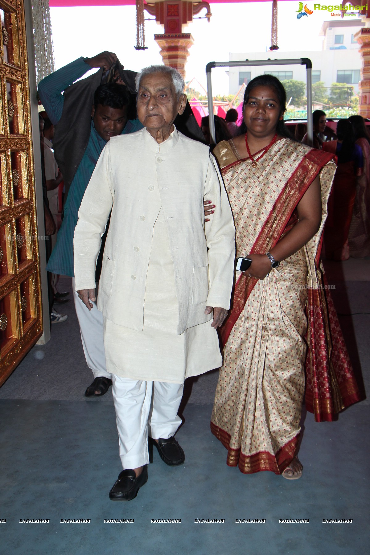 Grand Wedding of Keshav Reddy with Veena Reddy at GMR Grounds, Hyderabad