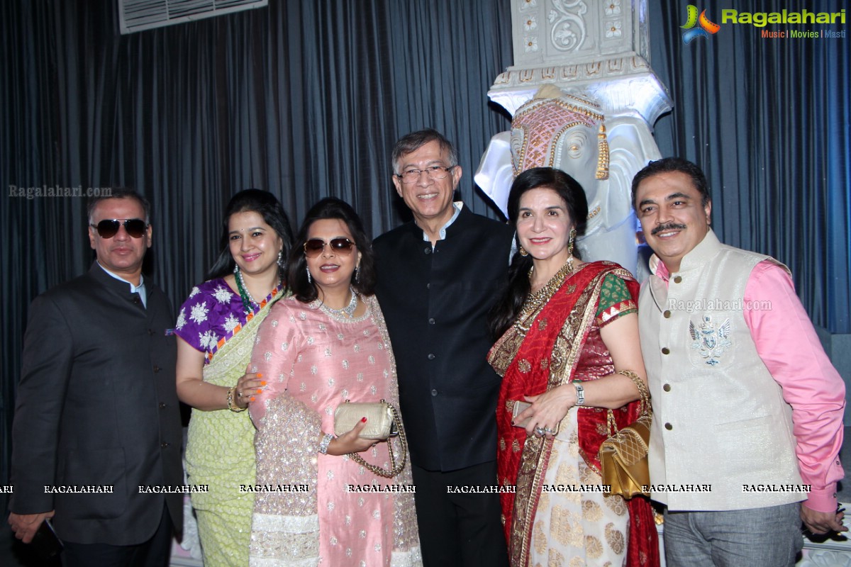 Grand Wedding of Keshav Reddy with Veena Reddy at GMR Grounds, Hyderabad