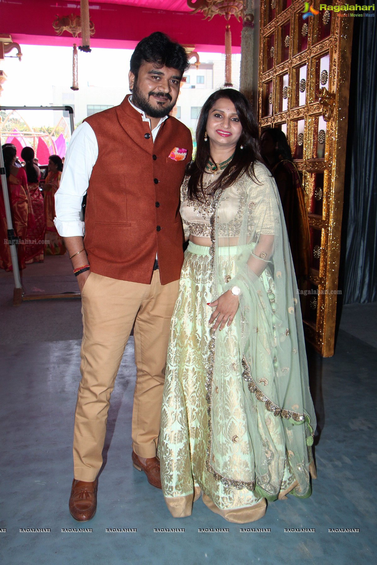 Grand Wedding of Keshav Reddy with Veena Reddy at GMR Grounds, Hyderabad