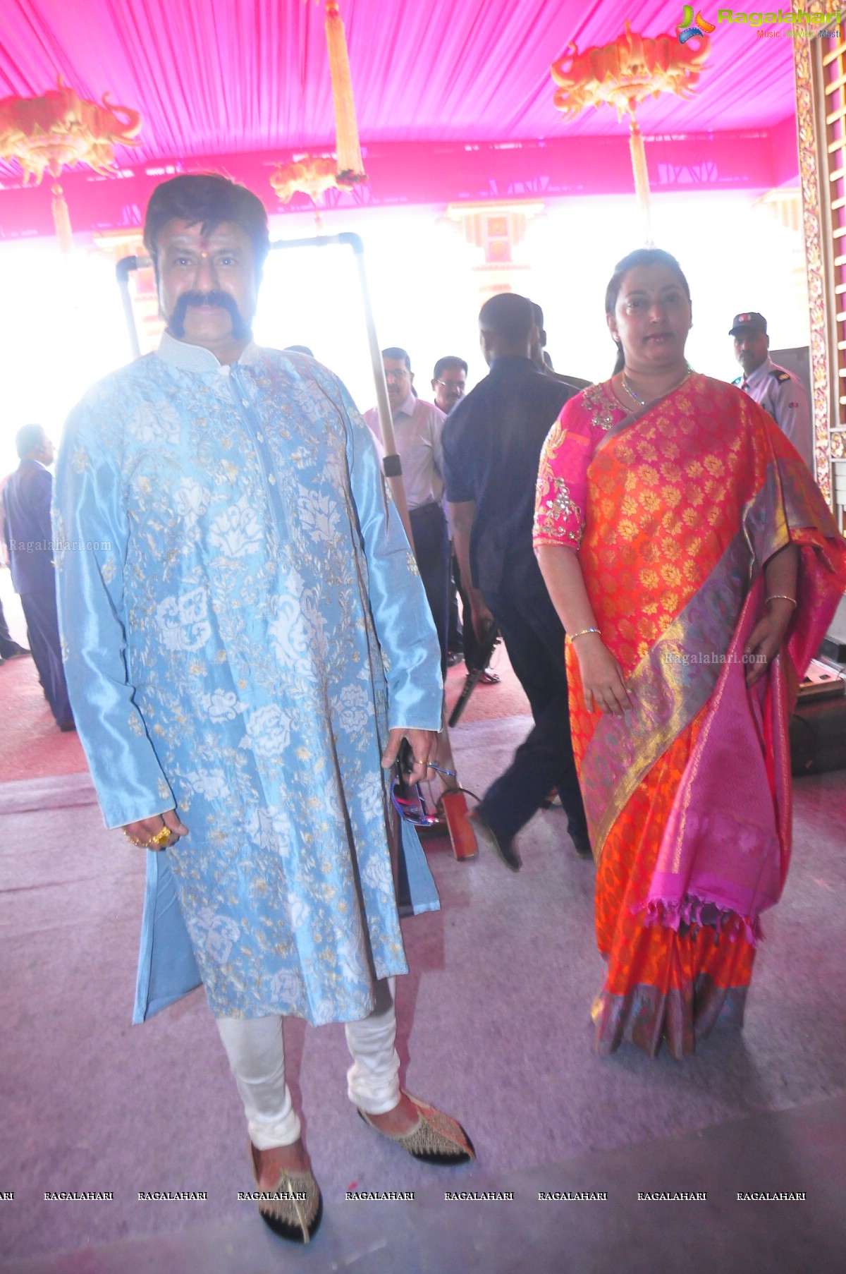 Grand Wedding of Keshav Reddy with Veena Reddy at GMR Grounds, Hyderabad