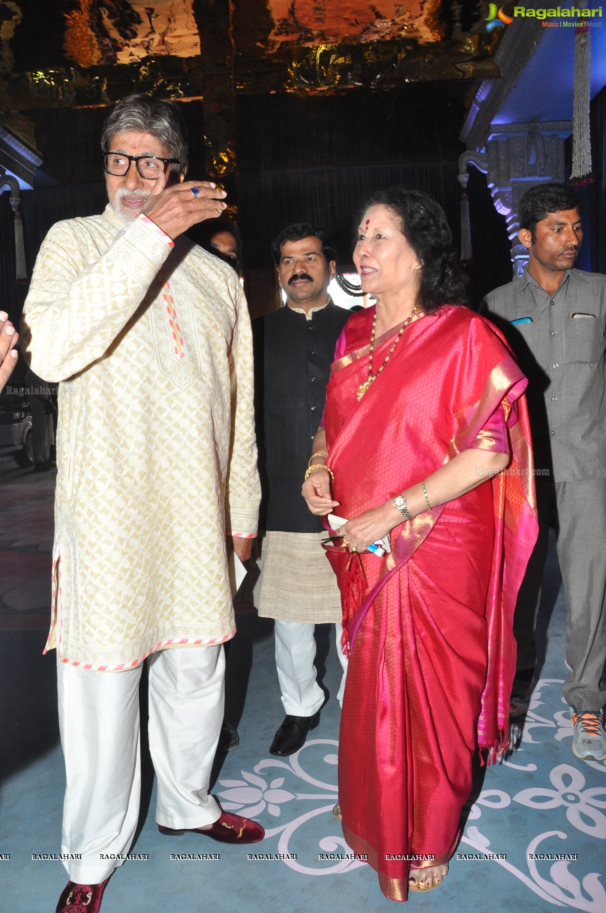 Grand Wedding of Keshav Reddy with Veena Reddy at GMR Grounds, Hyderabad