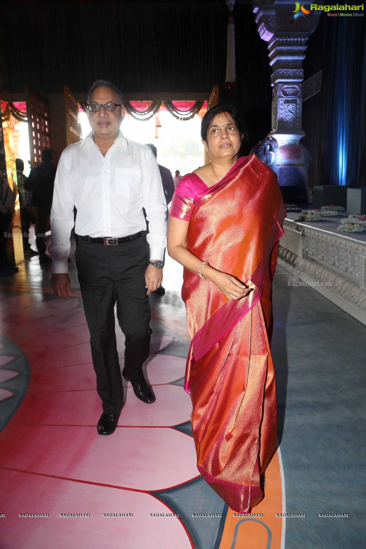 Grand Wedding of Keshav Reddy with Veena Reddy at GMR Grounds, Hyderabad