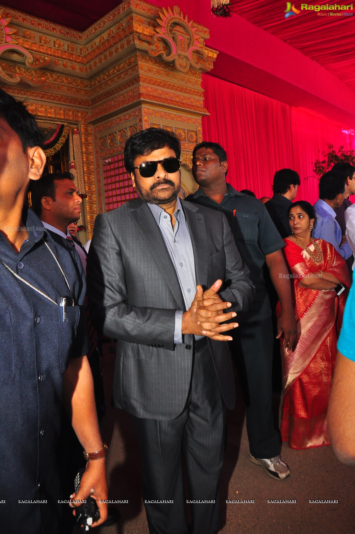 Grand Wedding of Keshav Reddy with Veena Reddy at GMR Grounds, Hyderabad