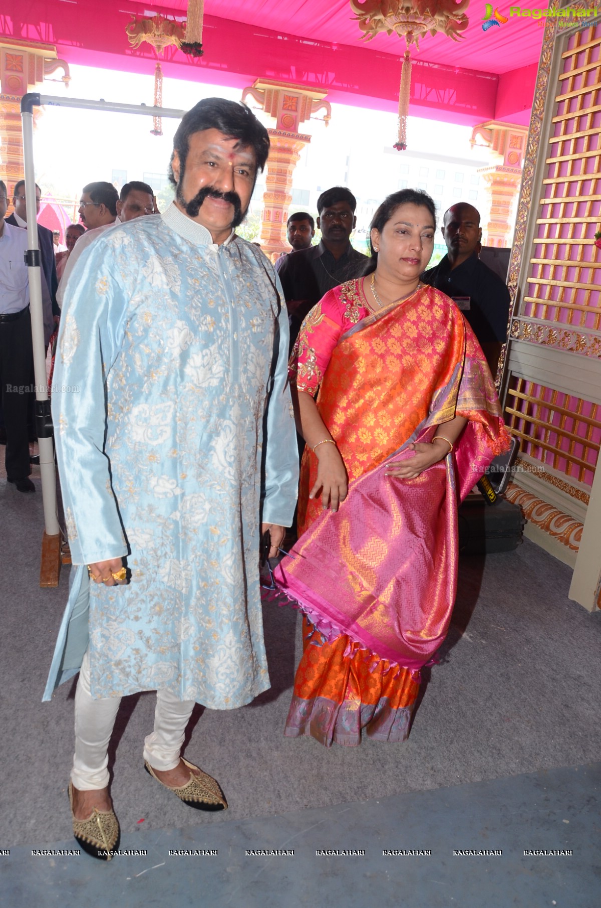 Grand Wedding of Keshav Reddy with Veena Reddy at GMR Grounds, Hyderabad