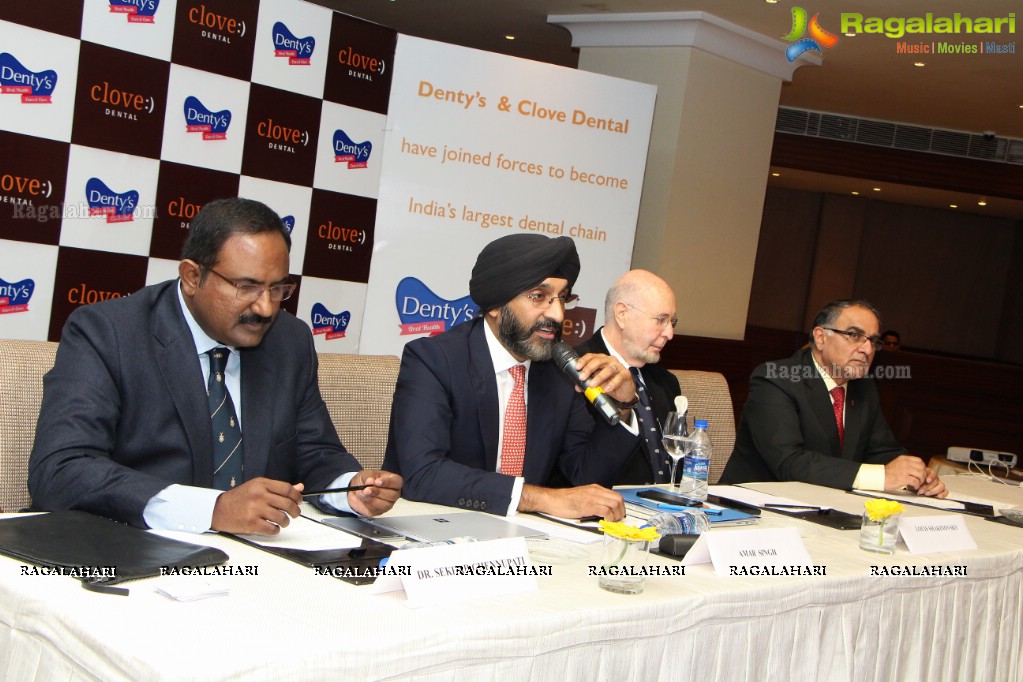 Clove Dental Press Conference at Taj Krishna, Hyderabad