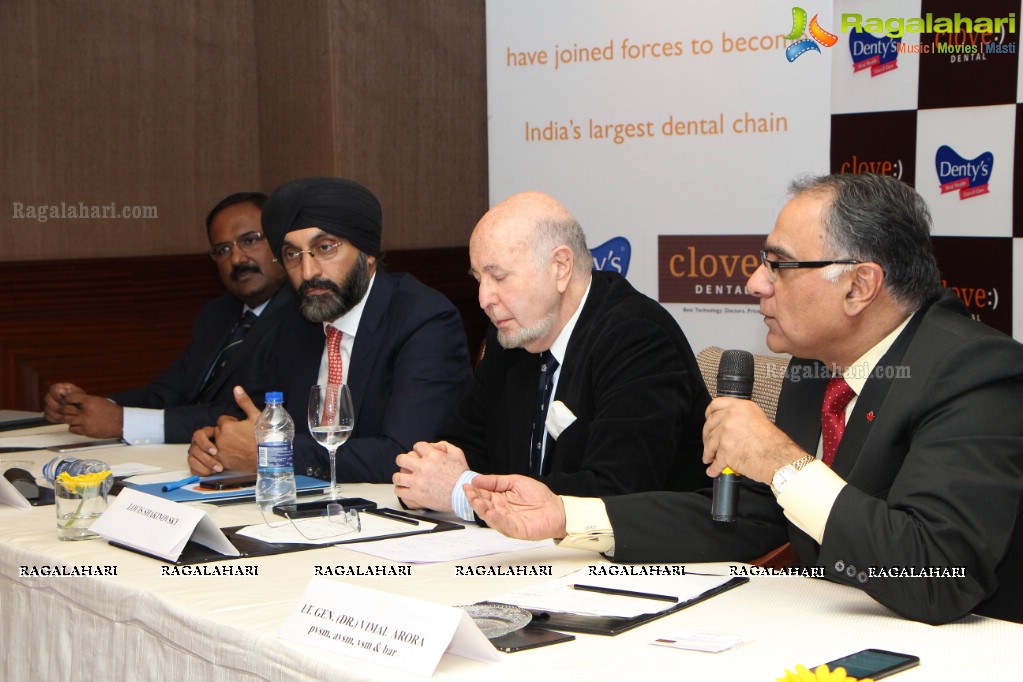 Clove Dental Press Conference at Taj Krishna, Hyderabad