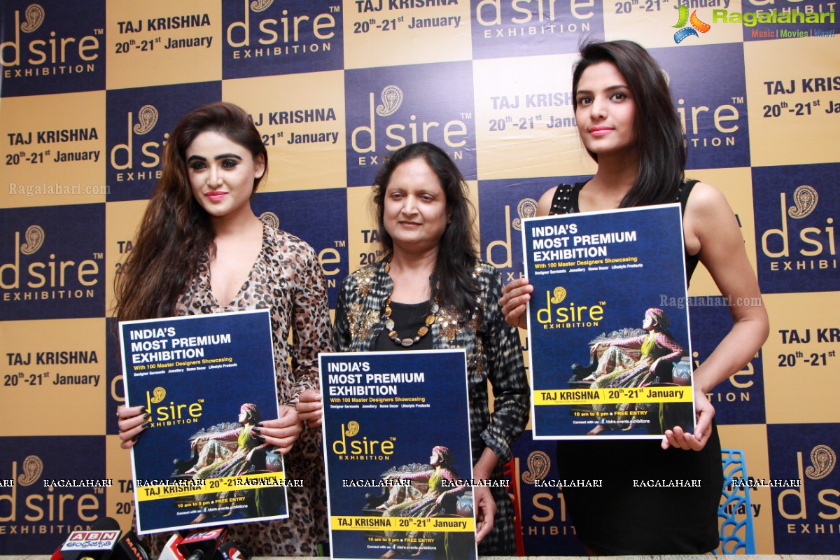 Desire Exhibition and Sale Curtain Raiser 2017 at Taj Krishna