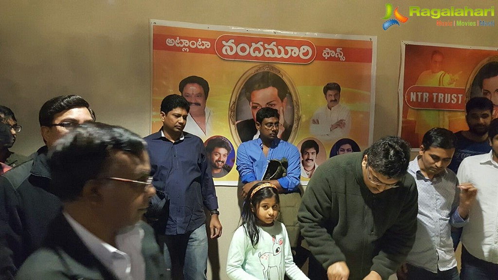 Gautamiputra Satakarni Release Hungama at Regal Cherokee 16  Cinemas, Atlanta, USA