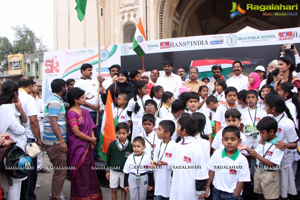 Heritage 5K Walk at Charminar - Organised by The Hans India & HMTV