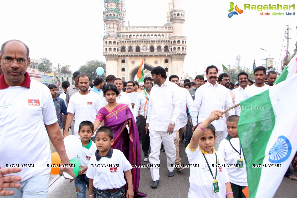 Heritage 5K Walk at Charminar - Organised by The Hans India & HMTV