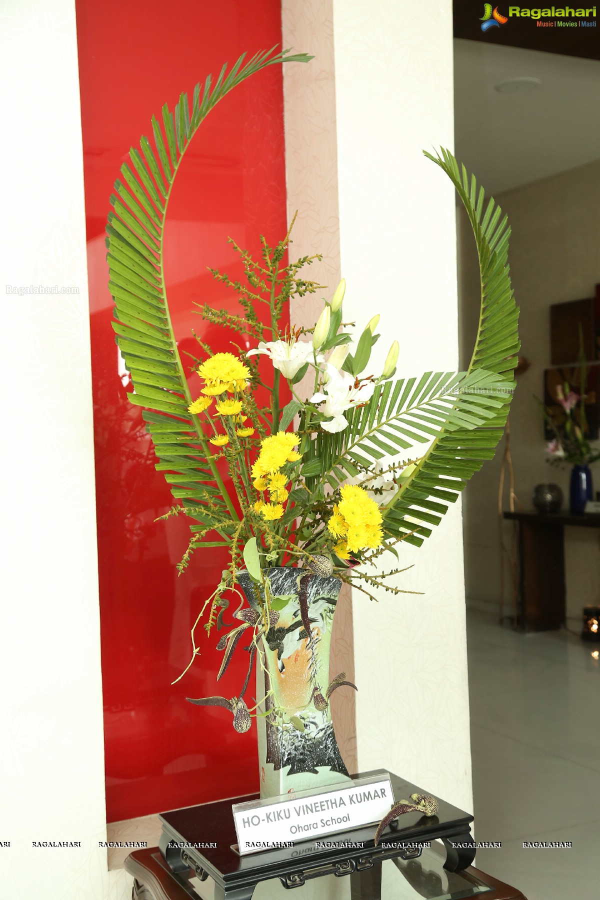 Ikebana International Hyderabad Chapter #250 - Floral Synergy - Annual Ikebana Exhibition at Hotel Daspalla, Hyderabad