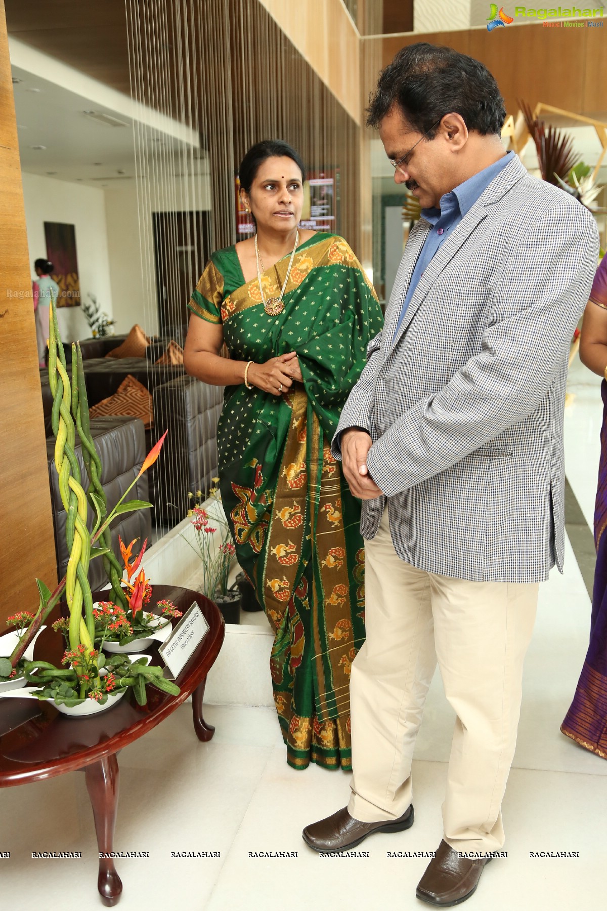 Ikebana International Hyderabad Chapter #250 - Floral Synergy - Annual Ikebana Exhibition at Hotel Daspalla, Hyderabad