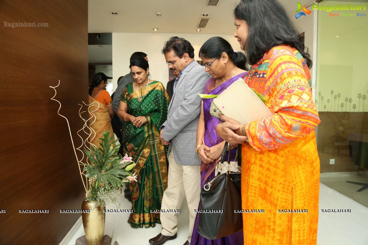 Ikebana International Hyderabad Chapter #250 - Floral Synergy - Annual Ikebana Exhibition at Hotel Daspalla, Hyderabad