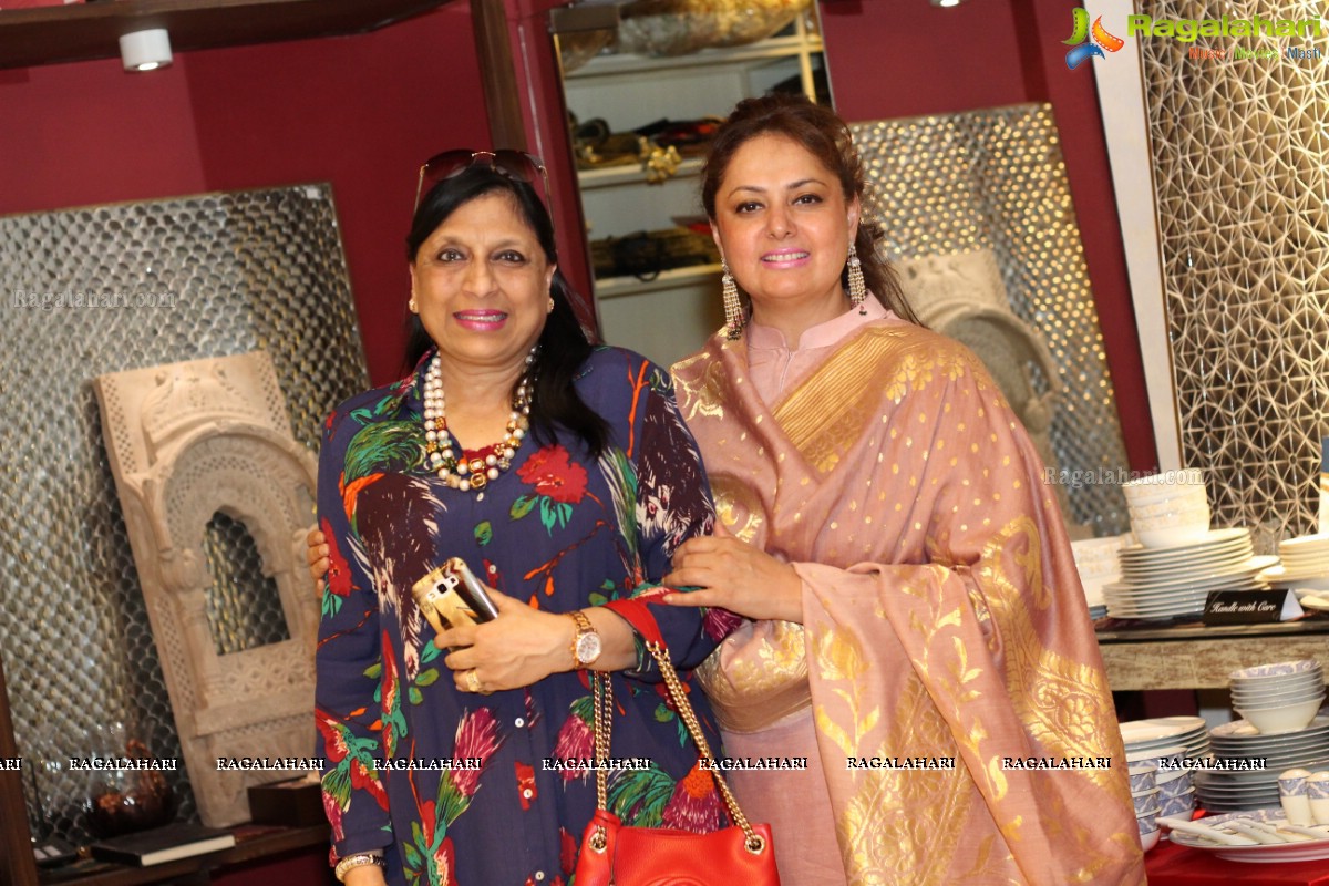 Hitkari Potteries Launch by Sonali Sharma and Poonam Choudhari at Taj Deccan, Hyderabad