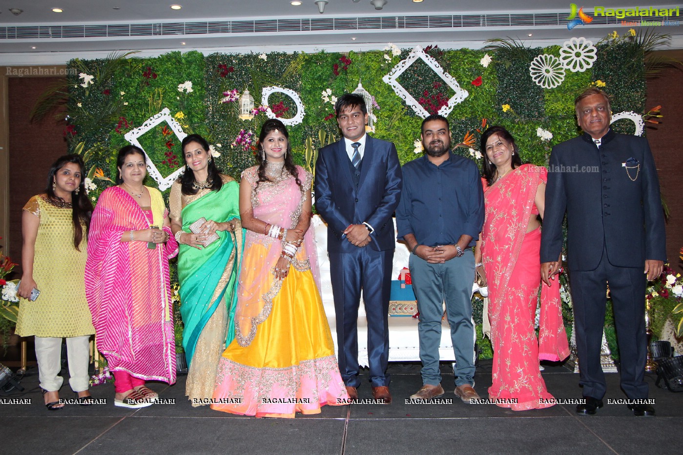 Kushal (Brother of Actress Ashmita) - Shivani Wedding Reception, Hyder Mahal at ITC Kakatiya