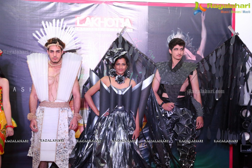 La Moda Futurista - Lakhotia Carnival 2017 Fashion Show at Lakhotia Institute, Banjara Hills, Hyderabad