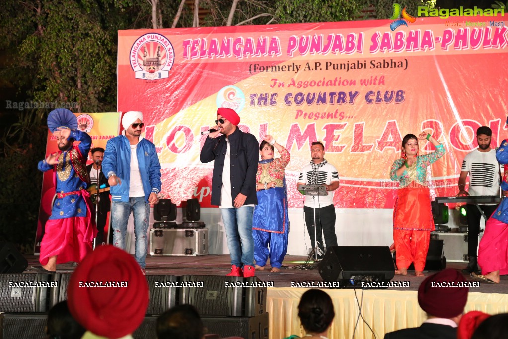 Lohri Mela by Telangana Punjabi Sabha Phulkari at Country Club, Begumpet, Hyderabad