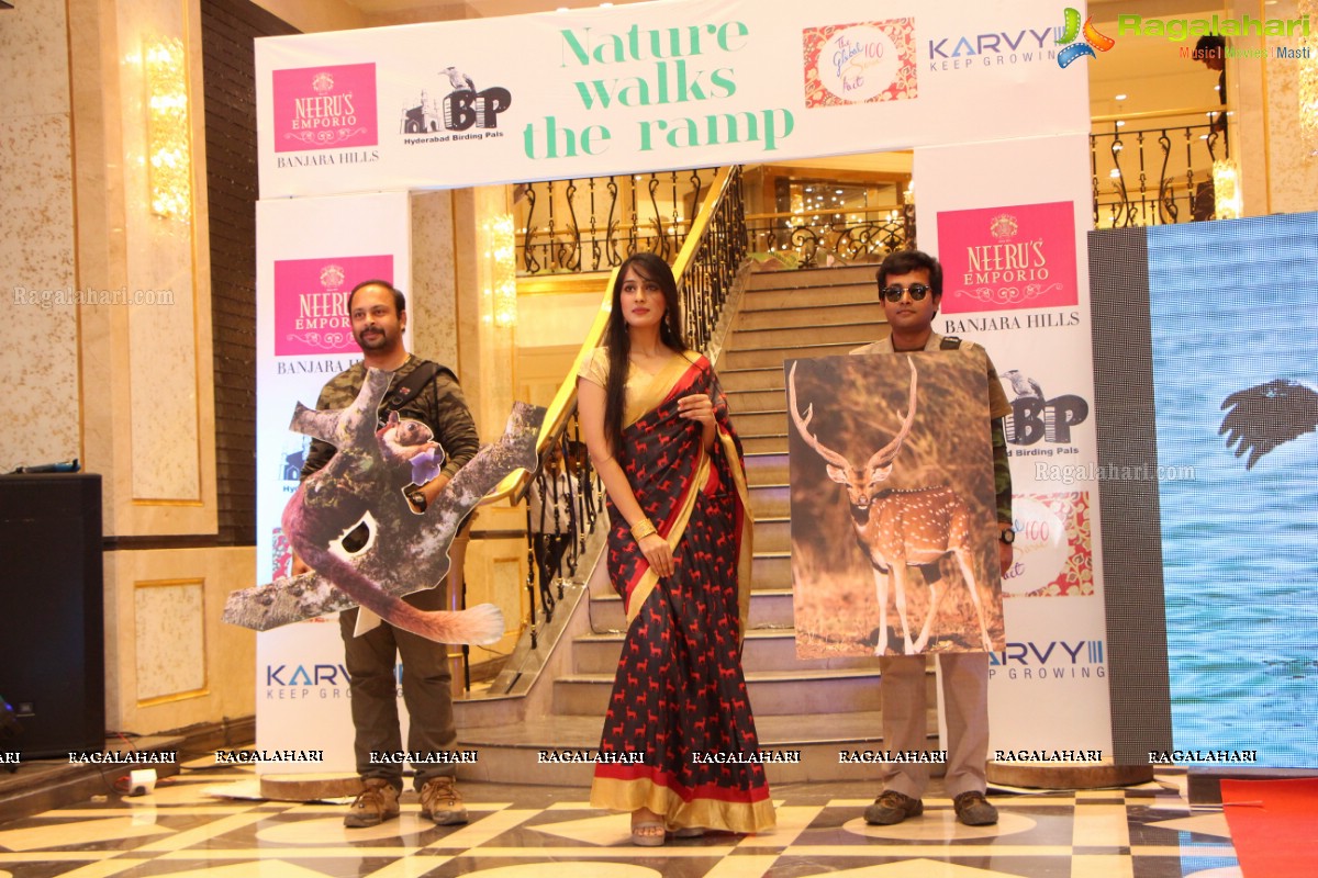 Nature Walks The Ramp - Grand Fashion Show by Neeru's at Neeru's Emporio, Banjara Hills, Hyderabad