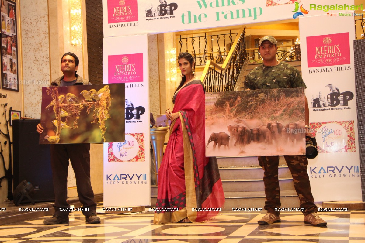 Nature Walks The Ramp - Grand Fashion Show by Neeru's at Neeru's Emporio, Banjara Hills, Hyderabad