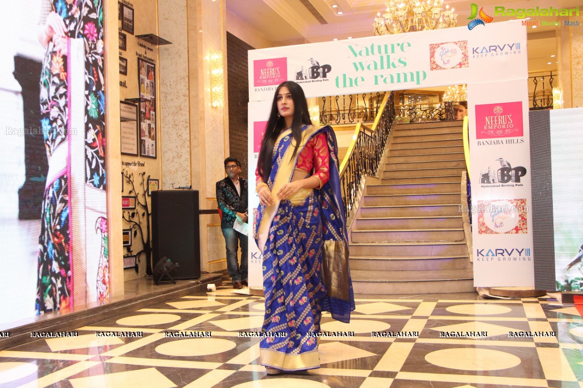 Nature Walks The Ramp - Grand Fashion Show by Neeru's at Neeru's Emporio, Banjara Hills, Hyderabad