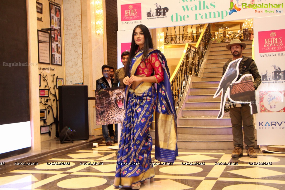 Nature Walks The Ramp - Grand Fashion Show by Neeru's at Neeru's Emporio, Banjara Hills, Hyderabad