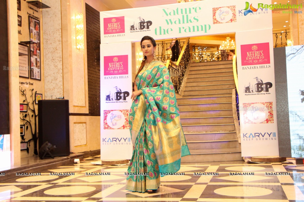 Nature Walks The Ramp - Grand Fashion Show by Neeru's at Neeru's Emporio, Banjara Hills, Hyderabad