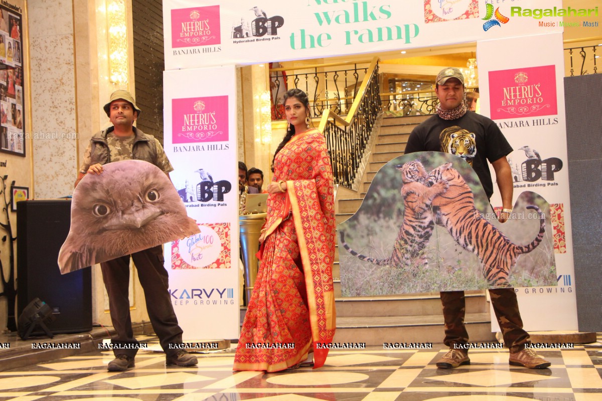 Nature Walks The Ramp - Grand Fashion Show by Neeru's at Neeru's Emporio, Banjara Hills, Hyderabad