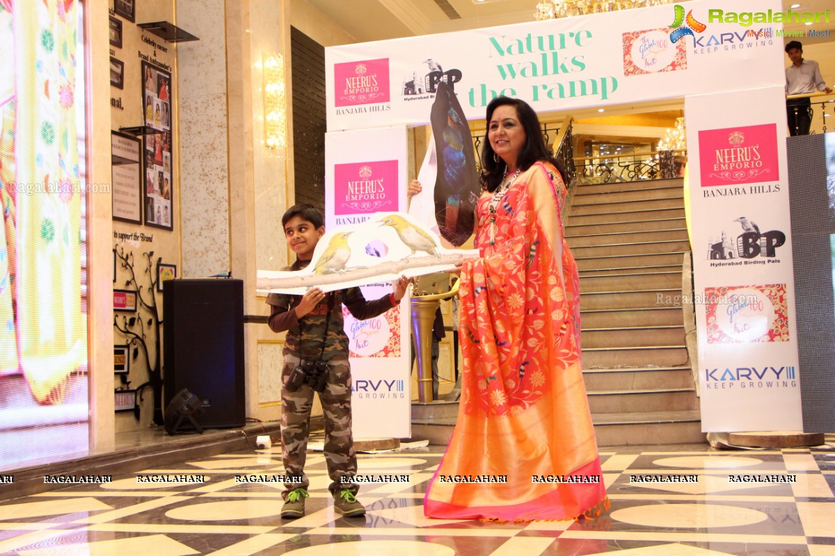 Nature Walks The Ramp - Grand Fashion Show by Neeru's at Neeru's Emporio, Banjara Hills, Hyderabad