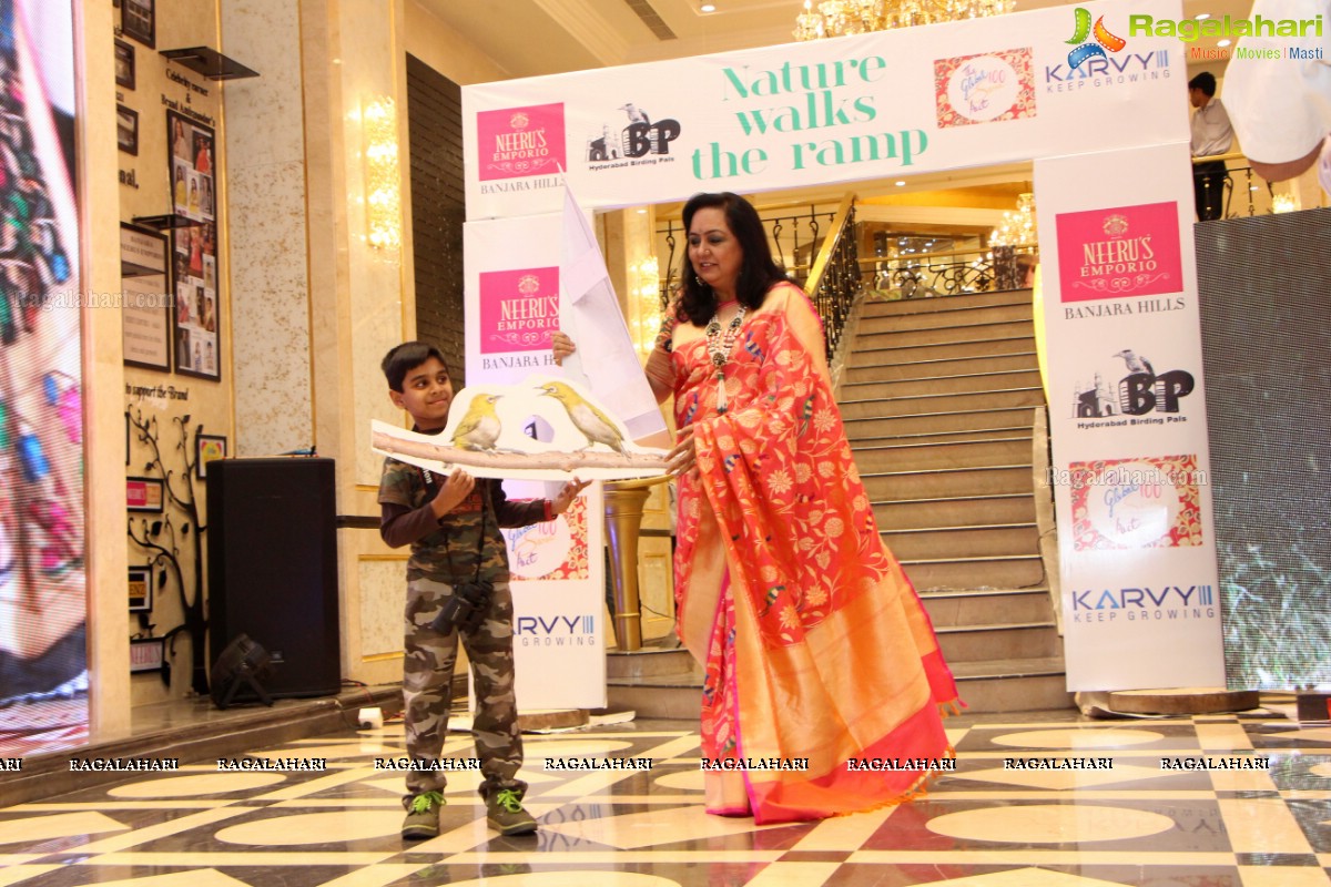 Nature Walks The Ramp - Grand Fashion Show by Neeru's at Neeru's Emporio, Banjara Hills, Hyderabad