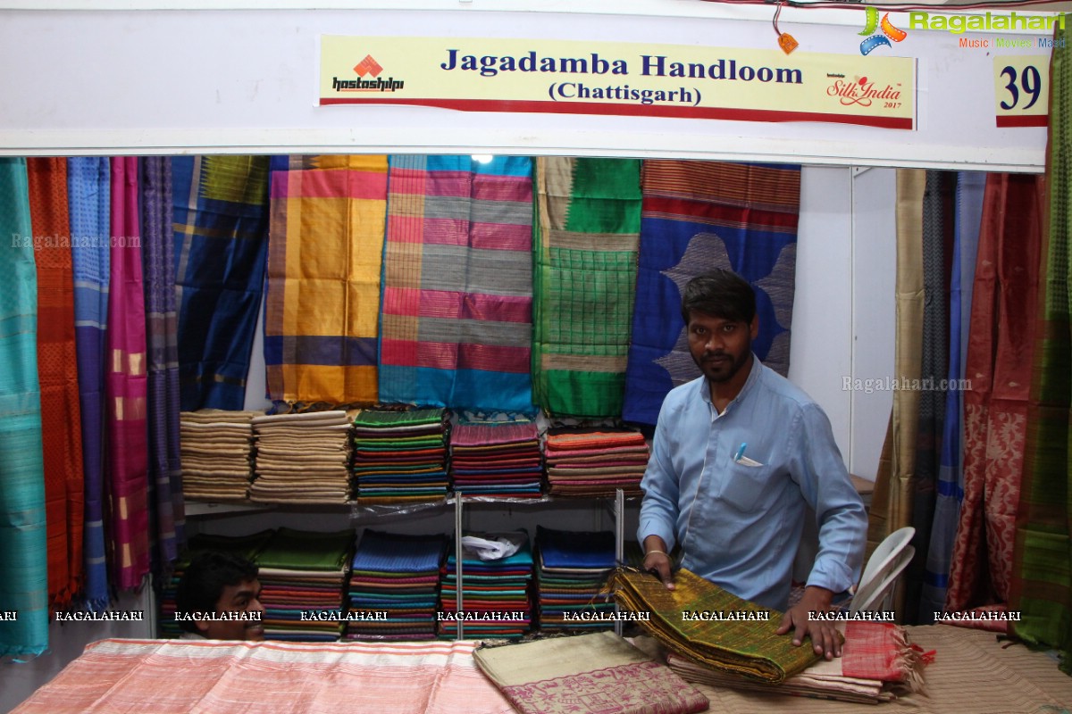 Poorni Inaugurates Silk India Expo 2017 at Sri Satya Sai Nigamagamam, Srinagar Colony, Hyderabad