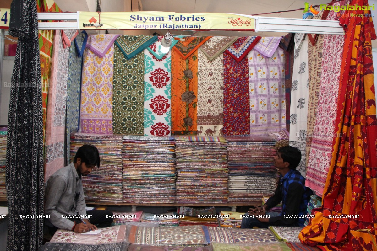 Poorni Inaugurates Silk India Expo 2017 at Sri Satya Sai Nigamagamam, Srinagar Colony, Hyderabad