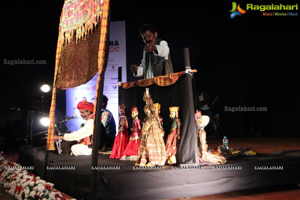 Puppetry Performance - A Workshop Kathputli Performance by Jagadish Bhatt and Troupe at Rock Heights, Hitec City, Hyderabad