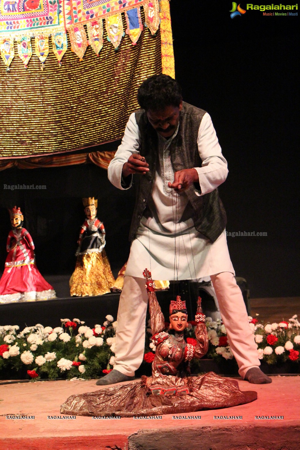 Puppetry Performance - A Workshop Kathputli Performance by Jagadish Bhatt and Troupe at Rock Heights, Hitec City, Hyderabad